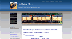 Desktop Screenshot of hobbiesplus.com.au